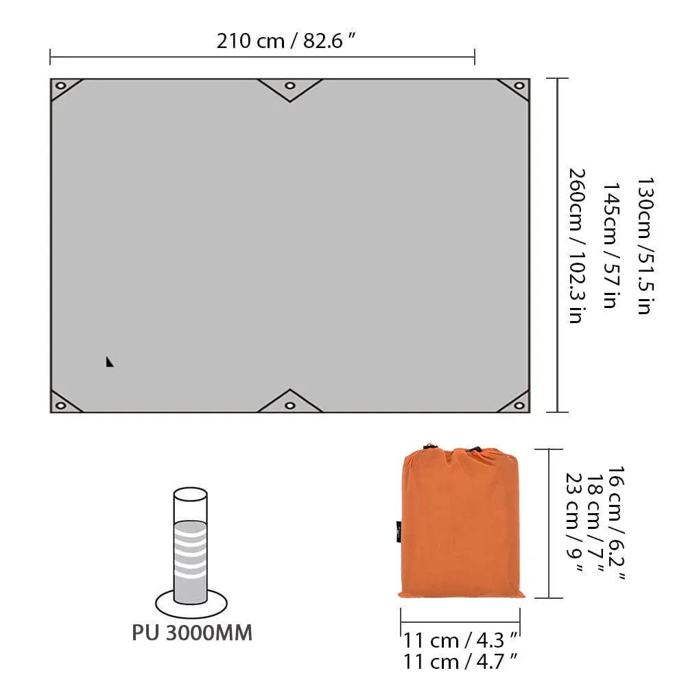 150D Oxford Ultralight Tarp Waterproof Camping Mat