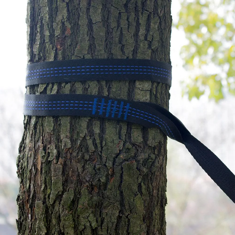 2Pcs Hammock Straps Special Reinforced Polyester Straps 5 Ring High Load-Bearing Barbed Outdoor Camping Hammock Straps 200*2.5cm