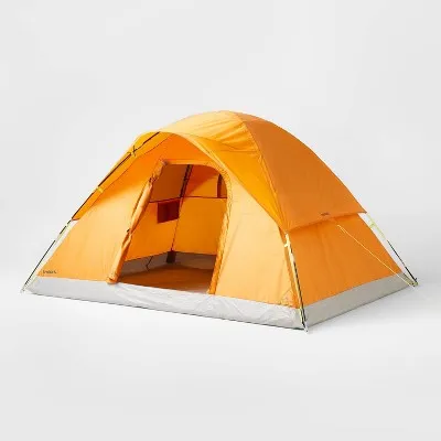 4 Person Dome Camping Tent Rust - Embark