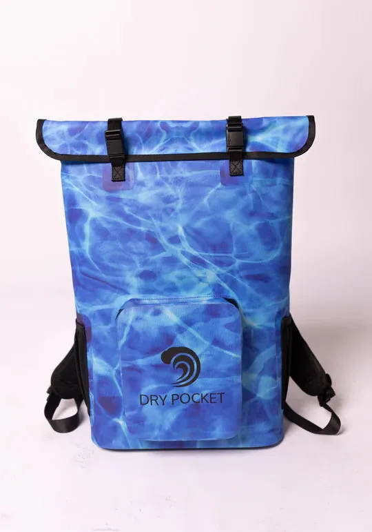 Aqua Blue - Waterproof Backpack Cooler