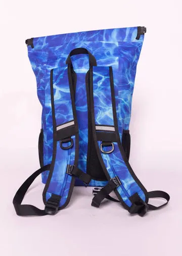 Aqua Blue - Waterproof Backpack Cooler