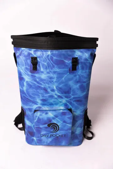 Aqua Blue - Waterproof Backpack Cooler