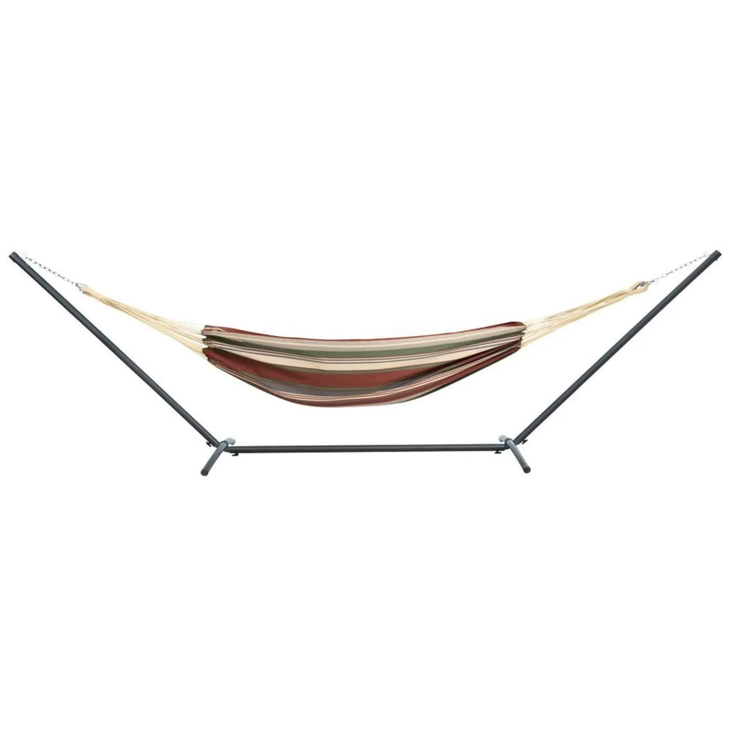 Brazilian Soft Woven Cotton Double Hammock with Steel Stand  - Best USA