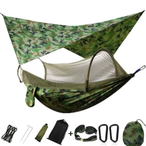 Camping Hammock with Mosquito Net and Rainfly Tarp