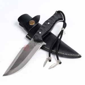 Compact Handle Handmade Custom Hunting Knives