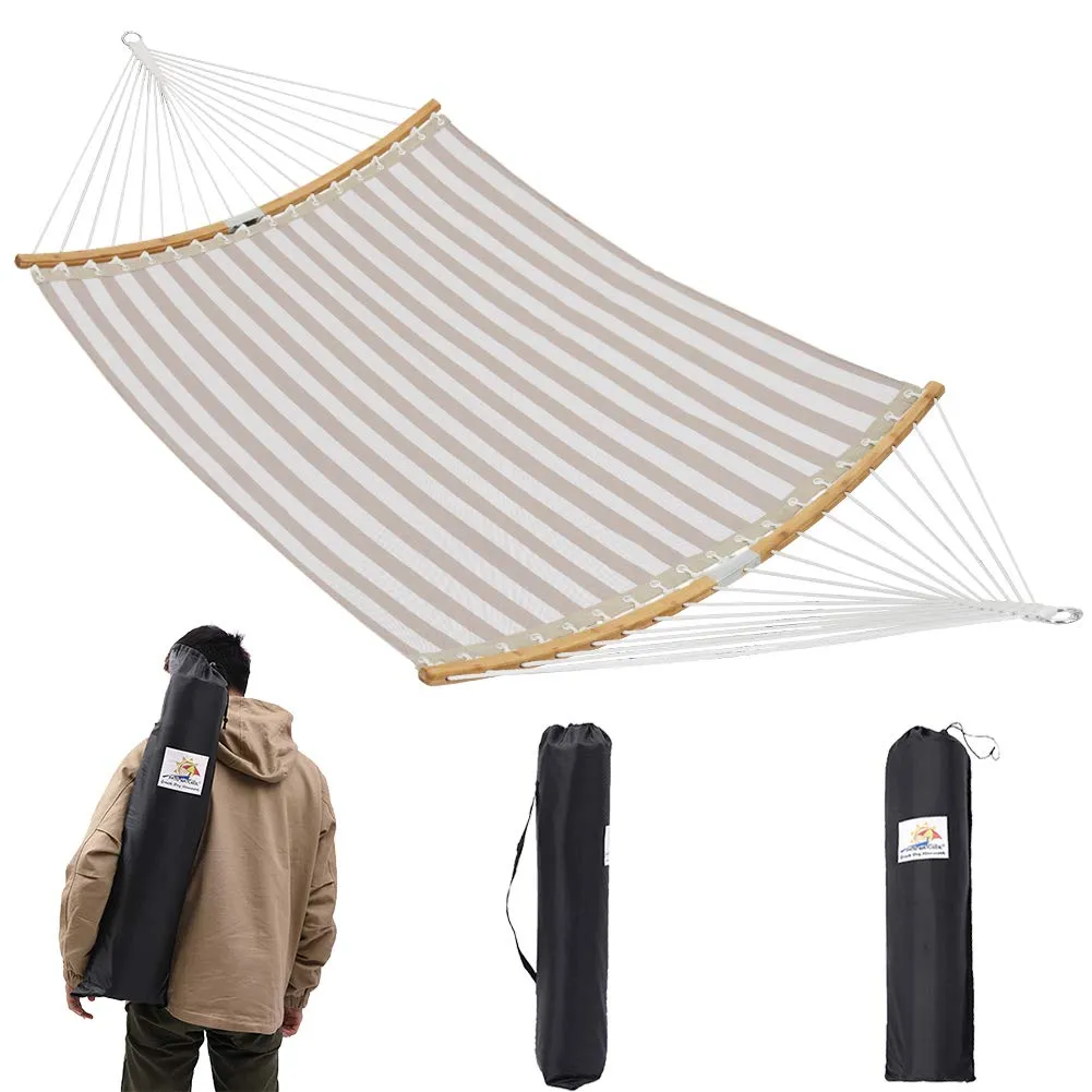 Curved Hammock Bamboo Bar - PATIO WATCHER