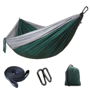 Double Parachute Ultralight Resistant Nylon Portable Hammock