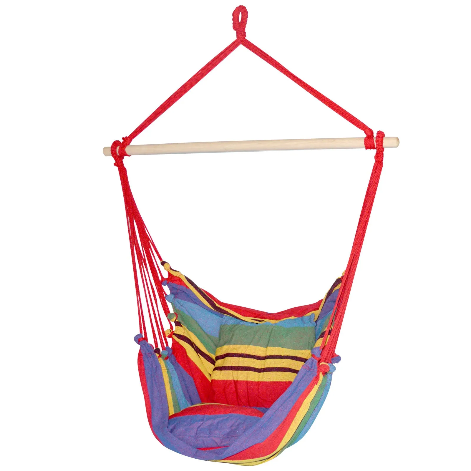 Durable Outdoor Hammock Chair w/Pillows, 180kg Capacity - Gardeon