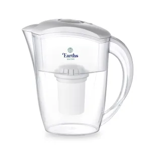 Earths Water 2.4L Alkaline Water Filter Jug Pitcher