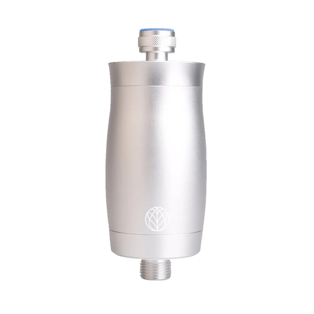 Earths Water Premium Shower Filter Water Purifier & Water Softener - Silver