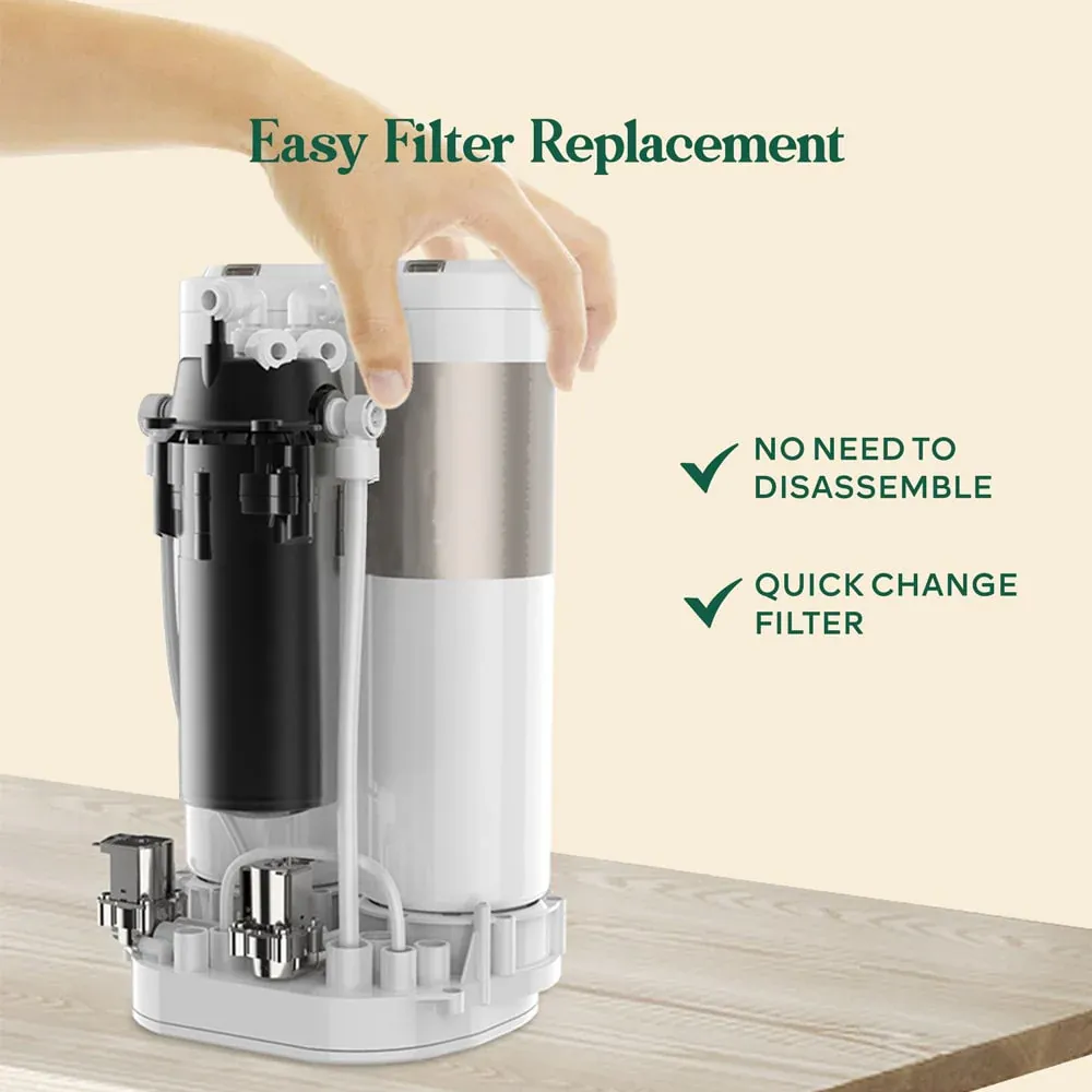 Earths Water Under Sink Reverse Osmosis Water Filter with Tap