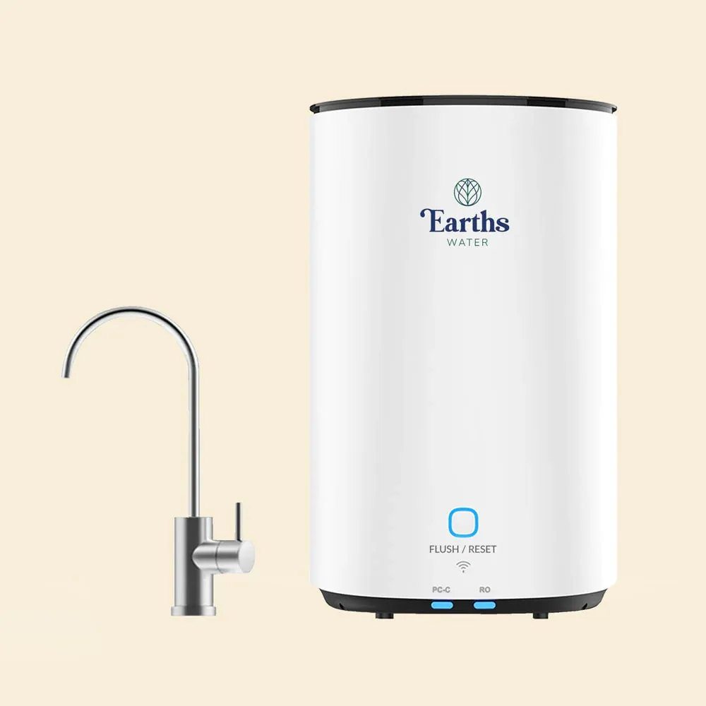 Earths Water Under Sink Reverse Osmosis Water Filter with Tap