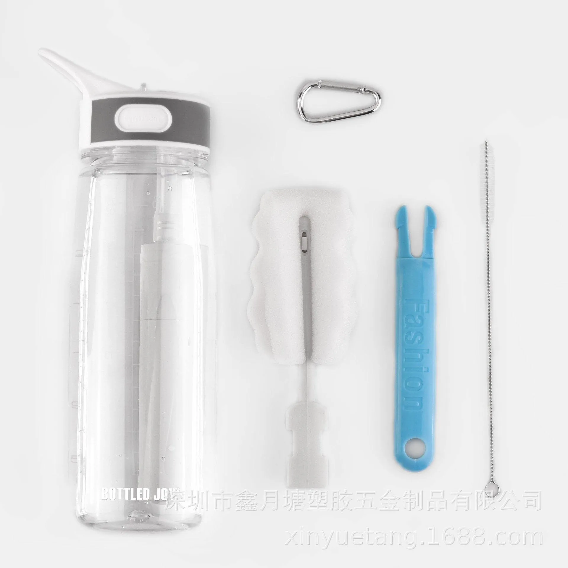 Filtered Water Bottle, Emergency Water Purifier with Filter Straw for Travel