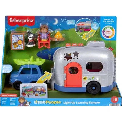 Fisher-Price Little People Light-up Learning Camper Playset