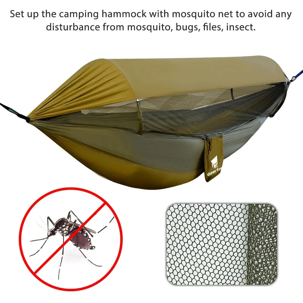 GeerTop 1-2 Person Anti-mosquito Forest & Camping Hammock