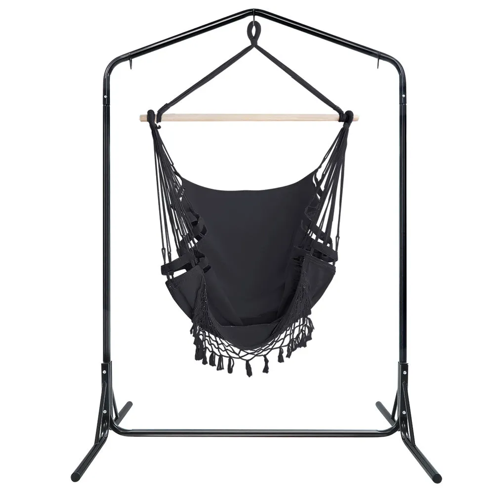 Hammock Chair with Stand - Grey