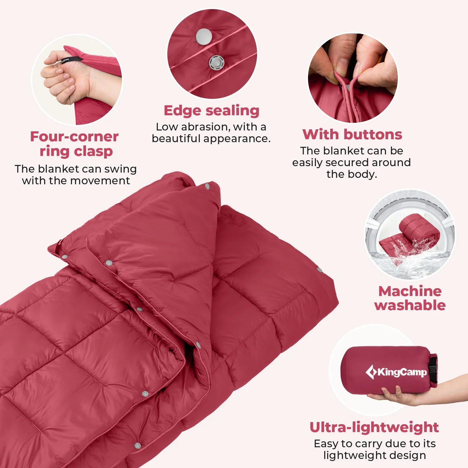 KingCamp BLANKET SMART 150 Camping Blanket