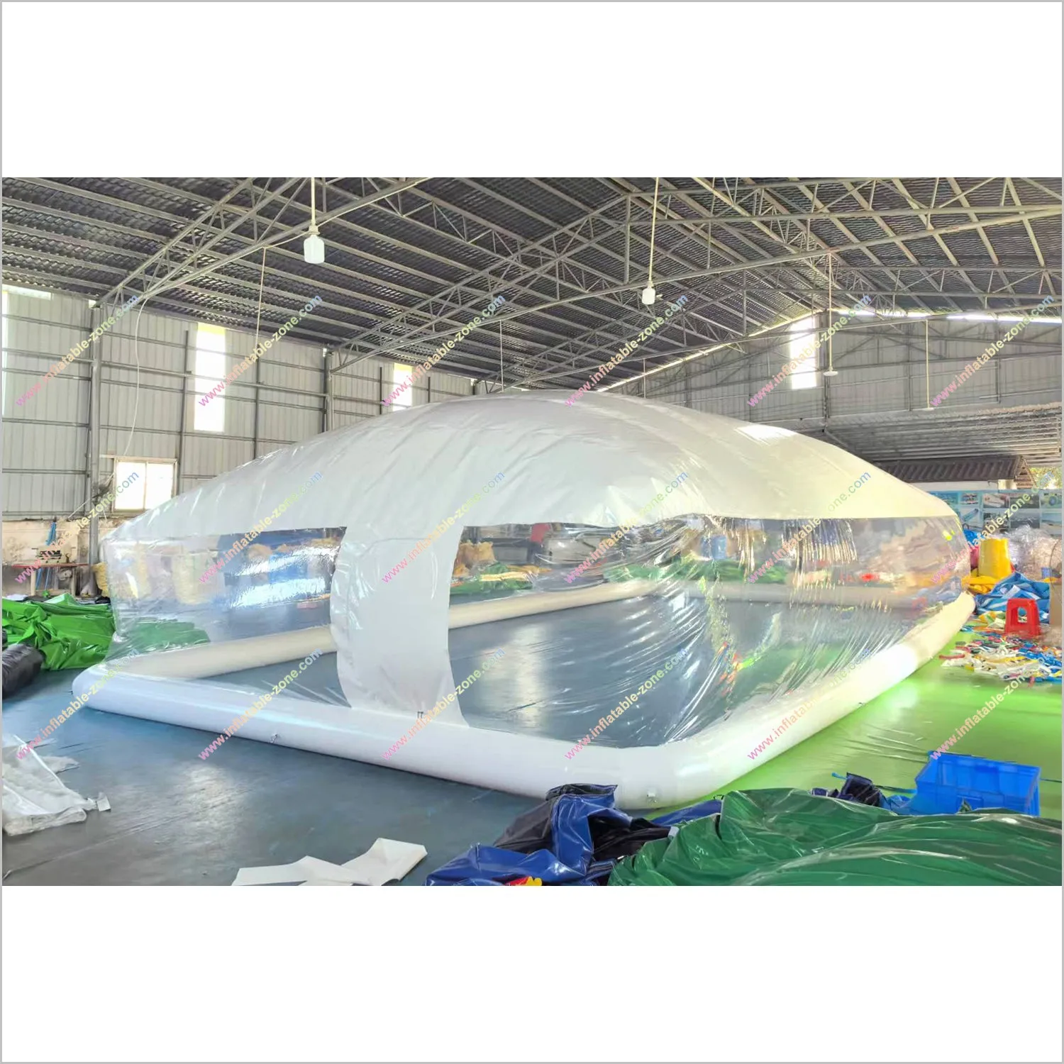 Large Pool Cover Inflatable Bubble Dome Swimming Pool Tent Inflatable Pool Cover Tent With White Ceiling