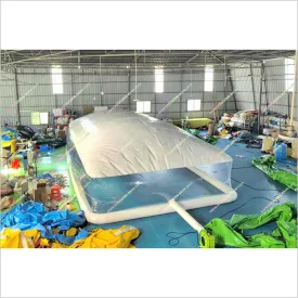 Large Pool Cover Inflatable Bubble Dome Swimming Pool Tent Inflatable Pool Cover Tent With White Ceiling