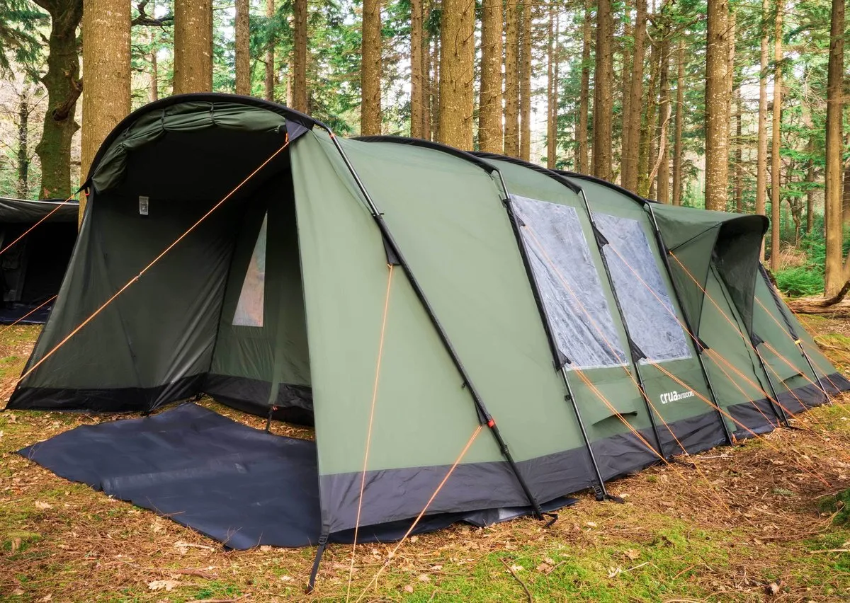 LOJ | 6 PERSON INSULATED TUNNEL TENT - ALL WEATHER COMPATIBLE, WATERPROOF, SPACIOUS SHELTER WITH ENHANCED COMFORT AND DURABILITY