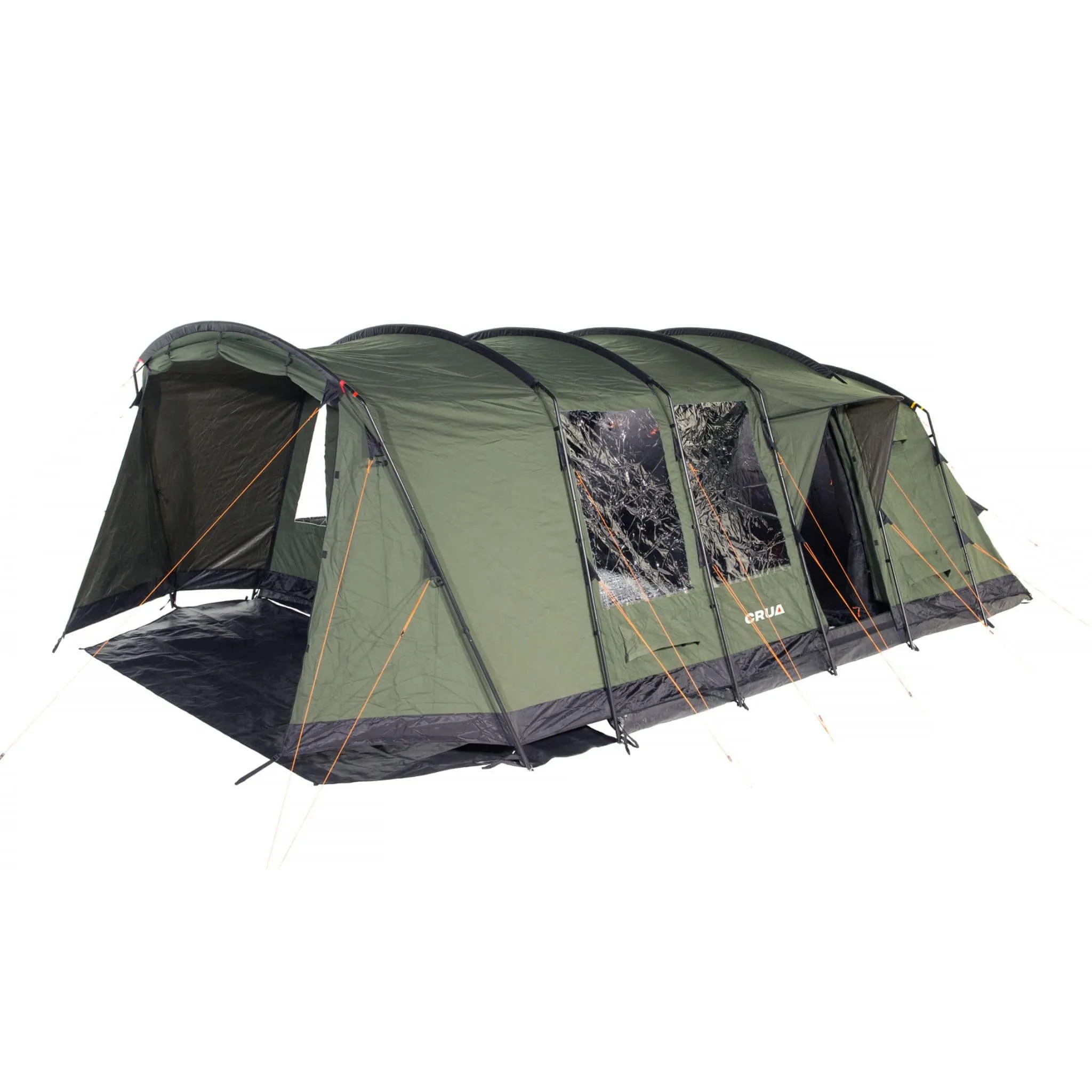 LOJ | 6 PERSON INSULATED TUNNEL TENT - ALL WEATHER COMPATIBLE, WATERPROOF, SPACIOUS SHELTER WITH ENHANCED COMFORT AND DURABILITY