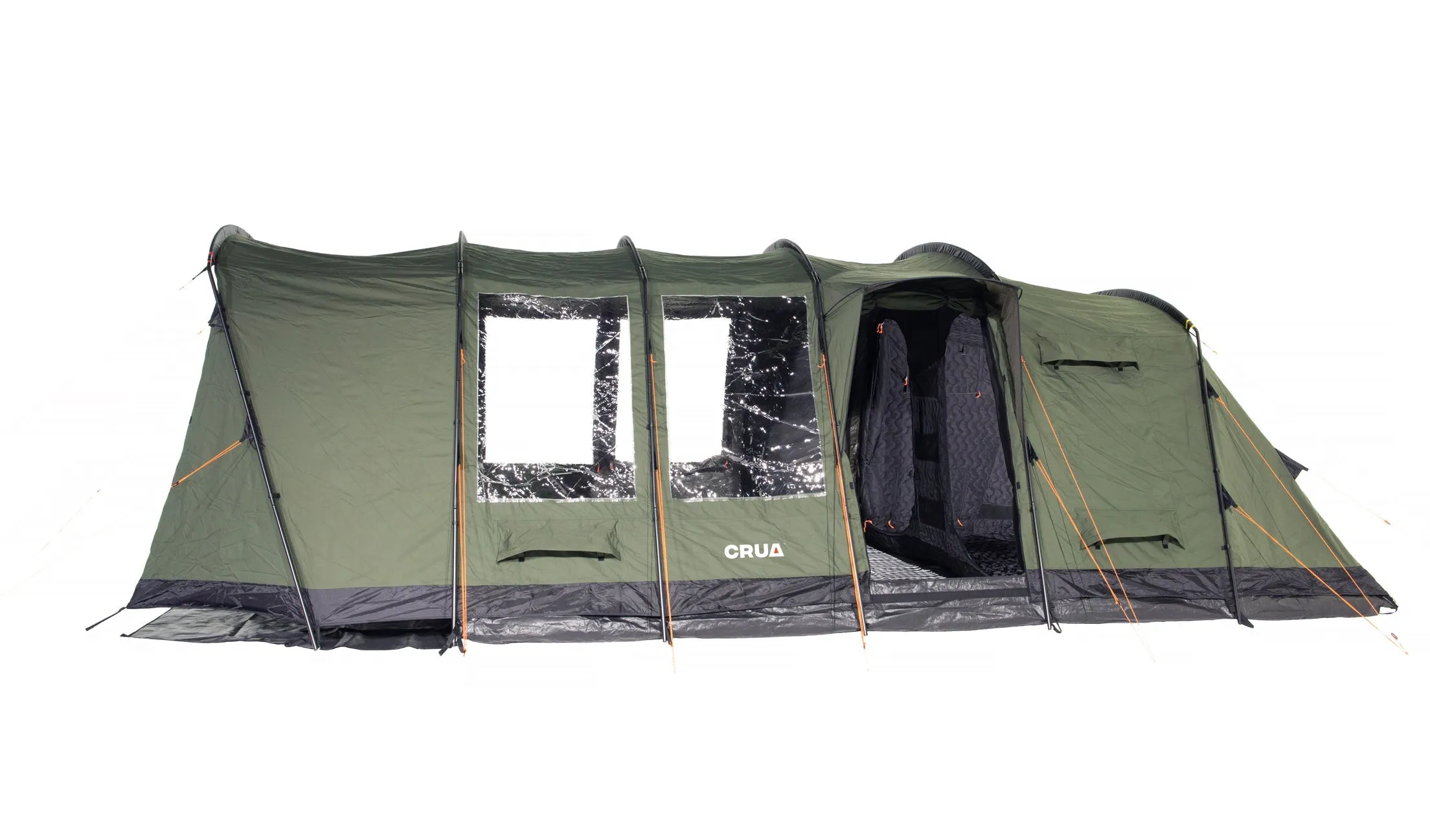 LOJ | 6 PERSON INSULATED TUNNEL TENT - ALL WEATHER COMPATIBLE, WATERPROOF, SPACIOUS SHELTER WITH ENHANCED COMFORT AND DURABILITY