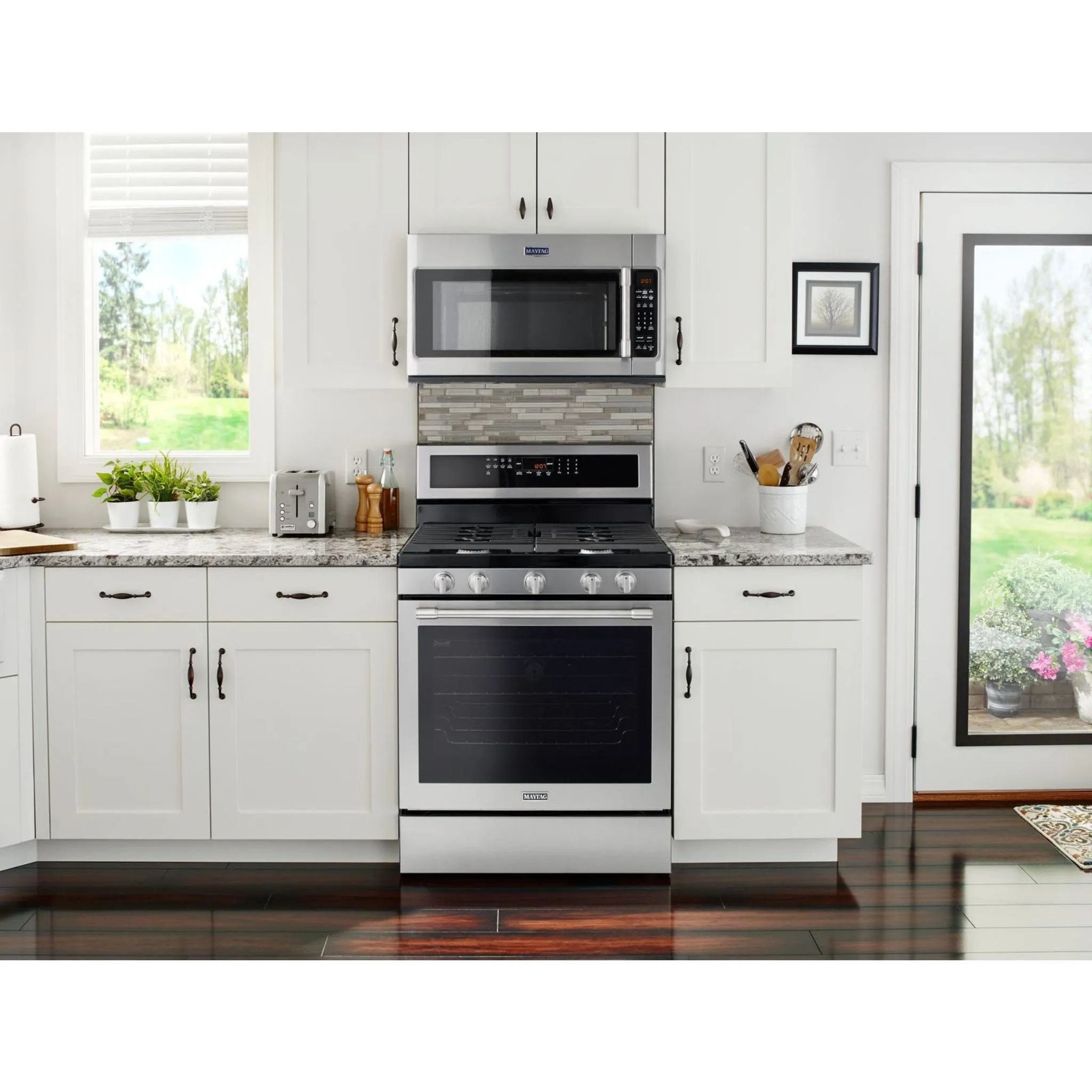 Maytag 30" WIDE GAS RANGE WITH TRUE CONVECTION AND POWER PREHEAT - 5.8 cu. ft. (MGR8800FZ)