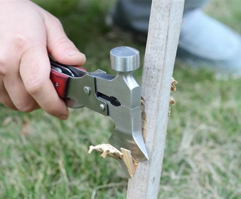 Multifunctional Stainless Steel Hammer Camping Tool