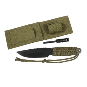 Paracord Knife With Fire Starter