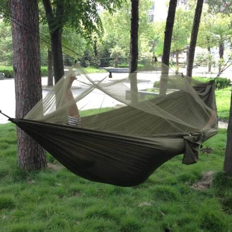 Portable Adventure Camping Outdoor Mosquito Net Hammock