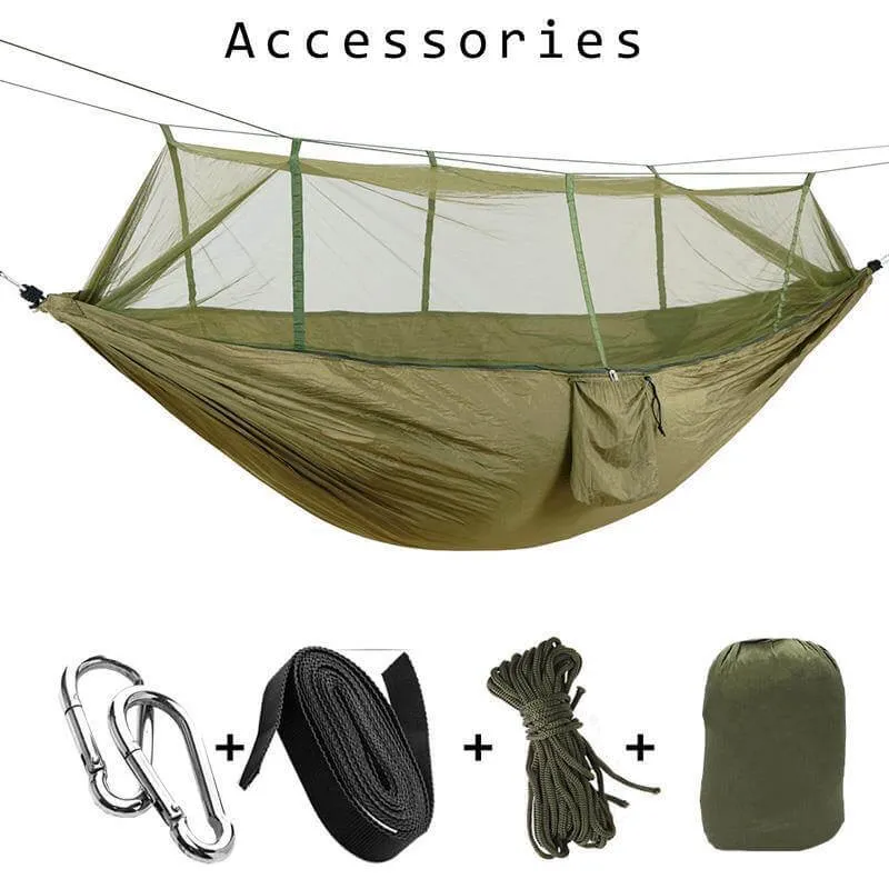 Portable Adventure Camping Outdoor Mosquito Net Hammock