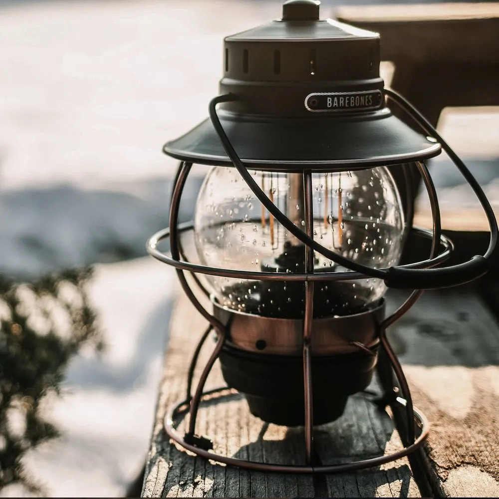 Railroad LED Lantern - Bronze