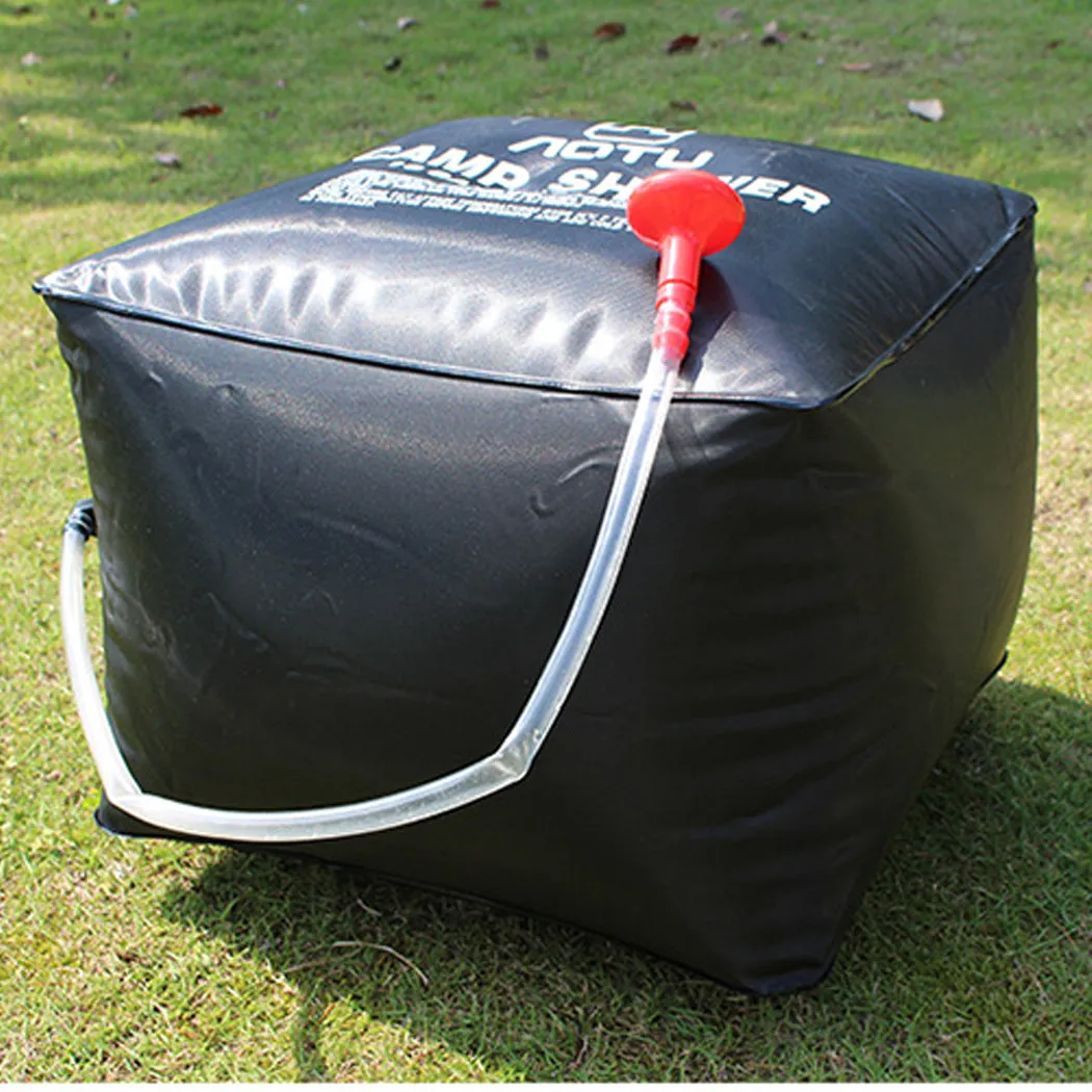 Solar Camping Shower Bag 10 gallons/40L Solar Heating Temperature