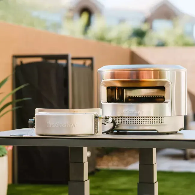 Solo Stove Pi Essential Bundle Stainless Steel - Portable &amp; "Smokeless"