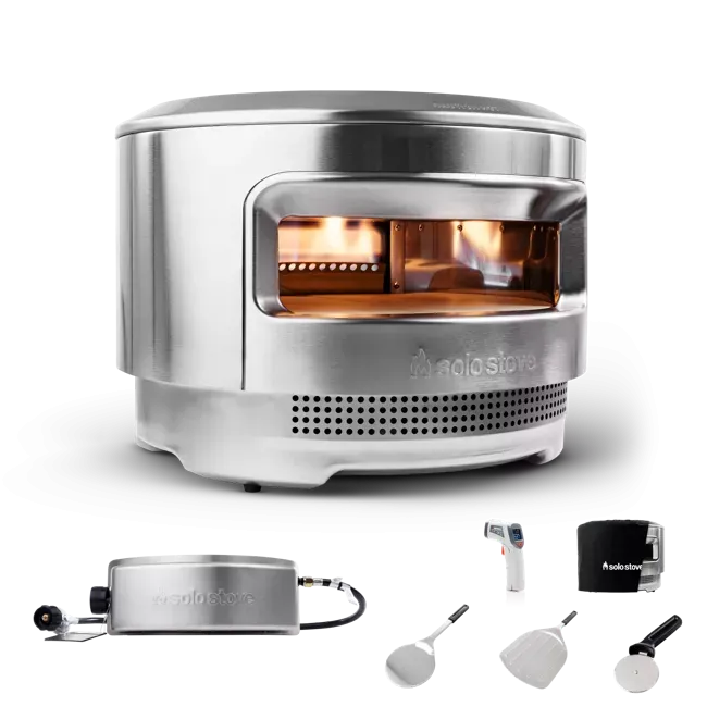 Solo Stove Pi Essential Bundle Stainless Steel - Portable &amp; "Smokeless"