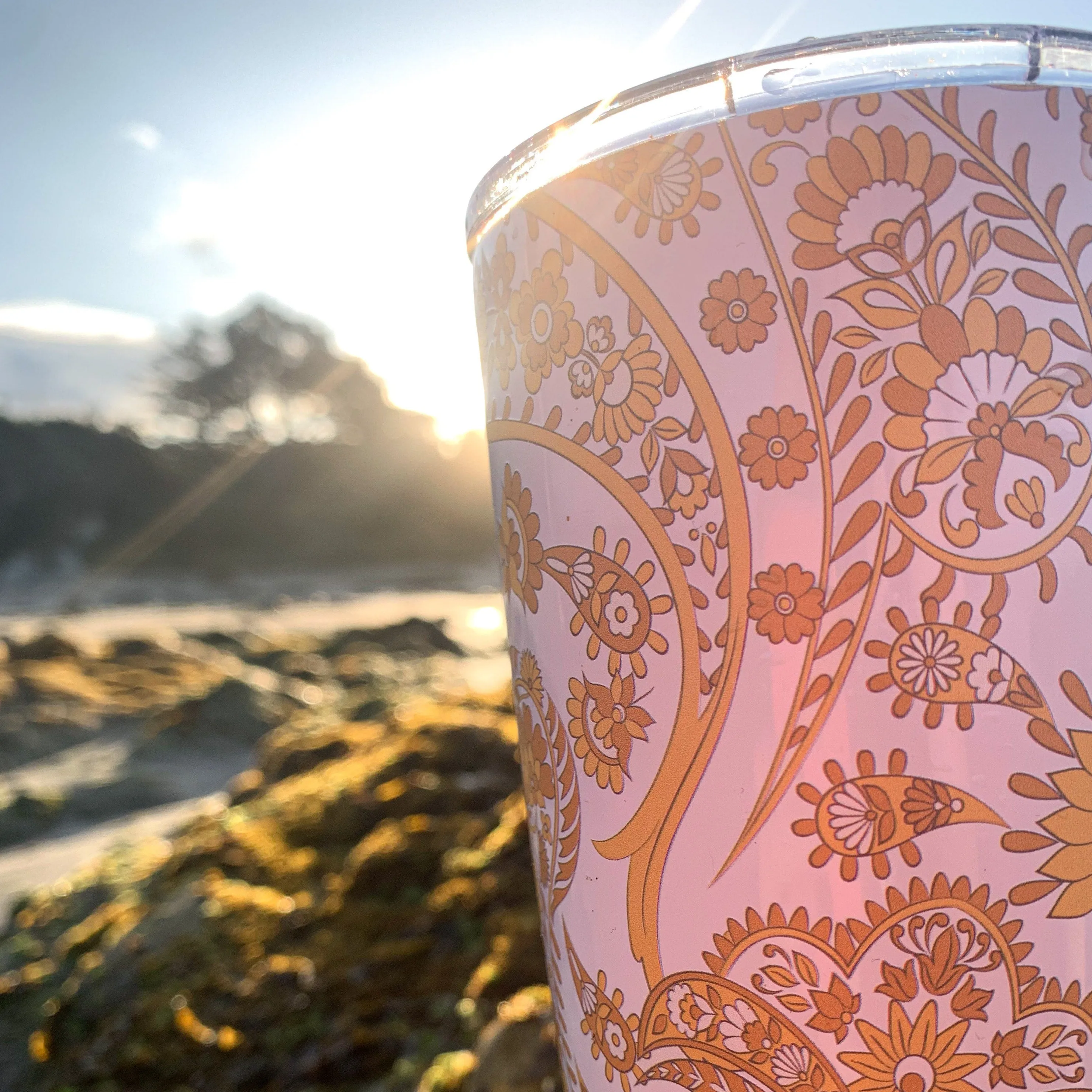 Stainless Steel Boho Travel Mug