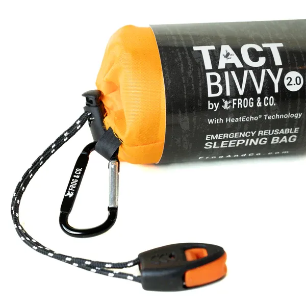 Tact Bivvy® 2.0 Emergency Sleeping Bag - (Orange)