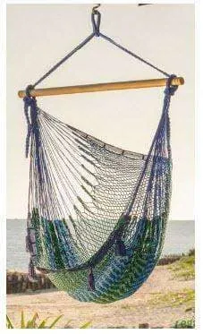 Thick Cotton Mexican Hammock Chair (Oceanica)