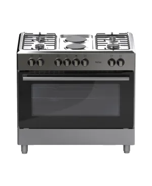 TOTAI STYLE 90CM 4 BURNER   2 ELECTRIC PLATES WITH ELECTRIC OVEN-03/T900GE