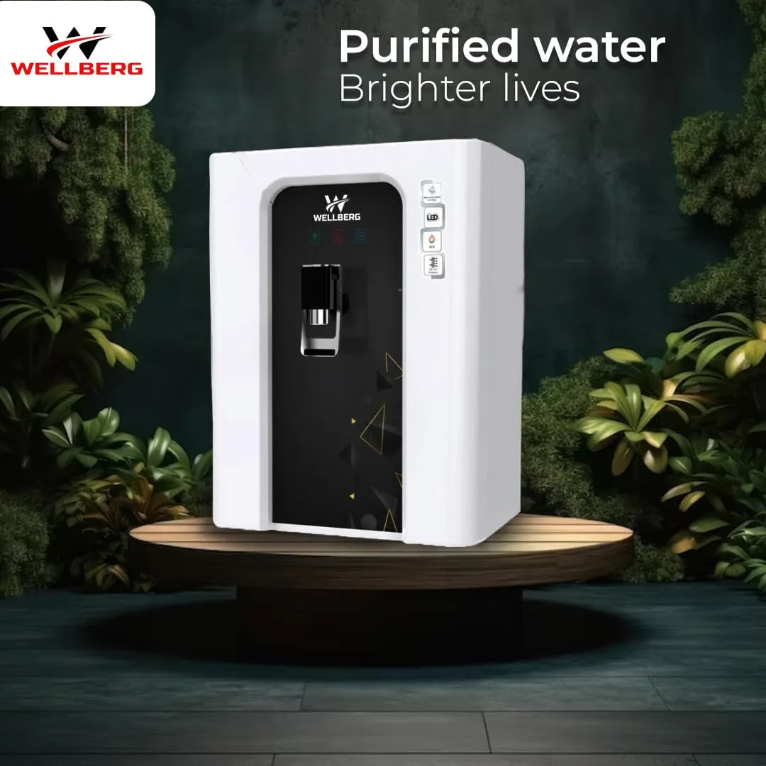 Wellberg Star RO UV UF,  Copper   Alkaline 12L water purifier Fully Automatic Function and Best For Home and Office